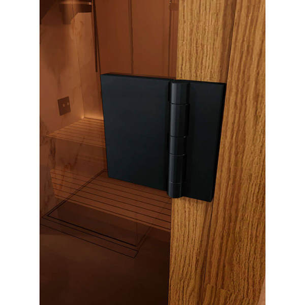 Дверь для сауны и бани DoorWood Фаворит BLACK Бронза 2000х800 (по коробке). Фото № 4