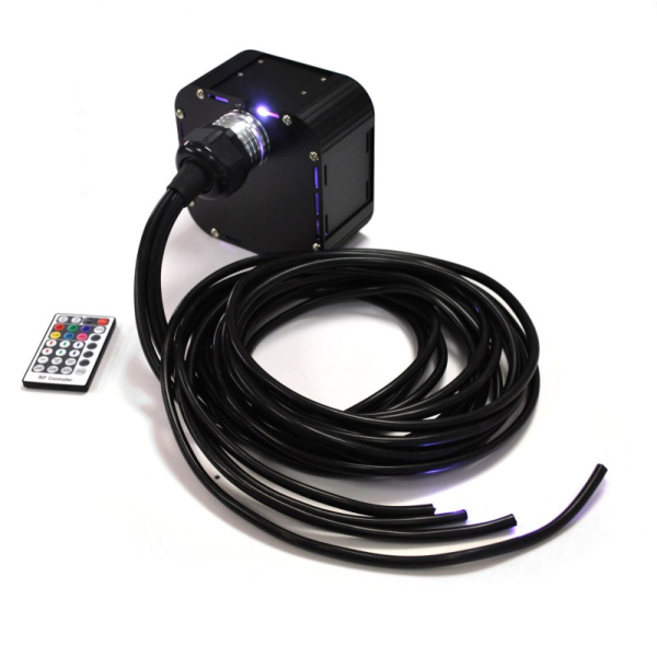 Комплект оптоволоконного освещения Звёздное небо MLP27M-200R (RGB+ мерцание) Волокна 3м. Фото № 1