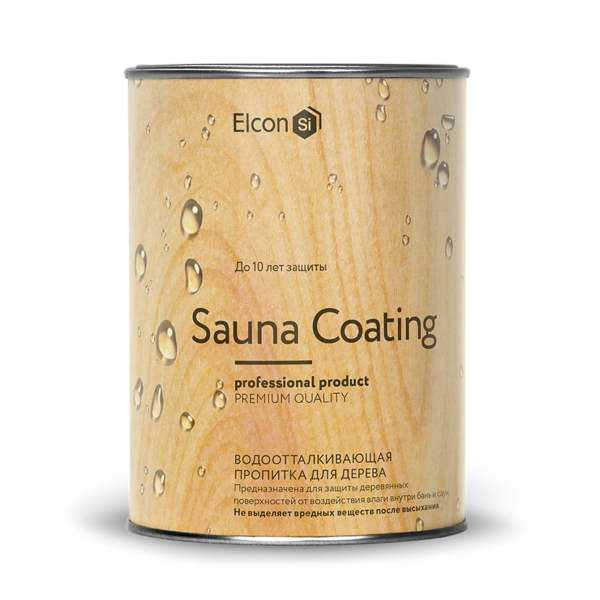 Пропитка для древесины Elcon Sauna 2.7л. Фото № 1