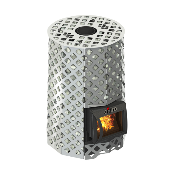 Банная печь Grill’D Violet Steel Romb Short Котловая сталь 09Г2С ГОСТ 19281. Фото № 1