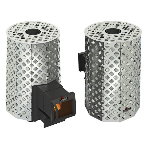 Банная печь Grill’D Violet Steel Romb Long Котловая сталь 09Г2С ГОСТ 19281. Фото № 1