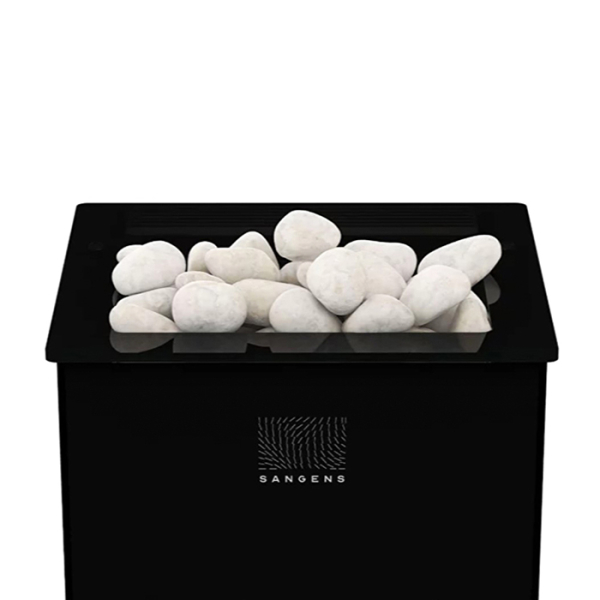 Электрическая печь для бани Sangens W12G Glass Black. Фото № 8