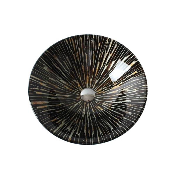 Раковина стеклянная Bronze De Luxe T12-D450-H135мм 10065. Фото № 2