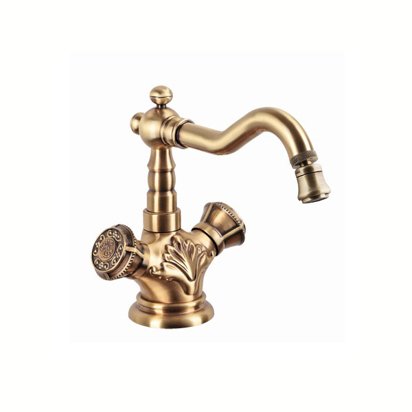 Смеситель на биде Bronze De Luxe ROYAL двухручковый 10217. Фото № 1