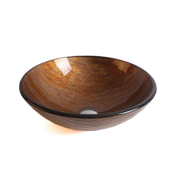 Раковина стеклянная Bronze De Luxe Т12-D420-H145мм 10128. Фото № 1