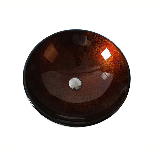 Раковина стеклянная со смесителем Bronze De Luxe Т12-D420-H145мм 10129/1. Фото № 4