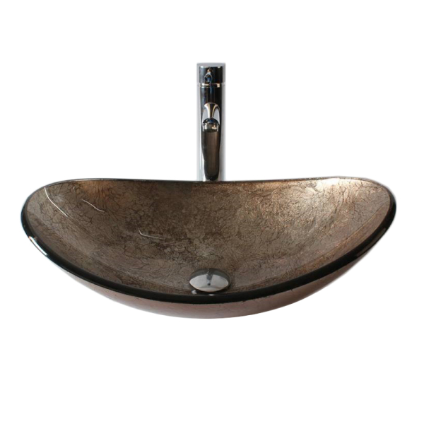 Раковина стеклянная Bronze De Luxe Т19-D450-H135мм 12136. Фото № 2