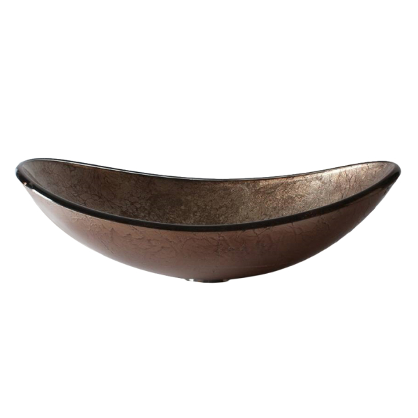Раковина стеклянная Bronze De Luxe Т19-D450-H135мм 12136. Фото № 3
