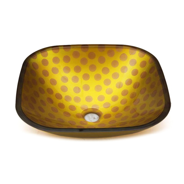 Раковина стеклянная Bronze De Luxe Т12-D420-H135мм 140008. Фото № 1
