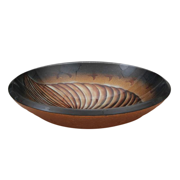 Раковина стеклянная Bronze De Luxe Т19-D460-H125мм 140137. Фото № 3