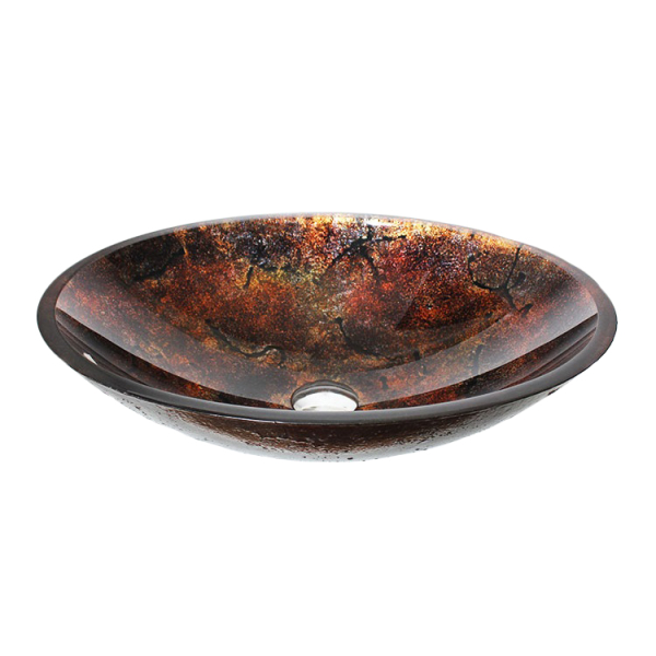 Раковина стеклянная Bronze De Luxe Т12-L510-W380-H140мм 140140. Фото № 1