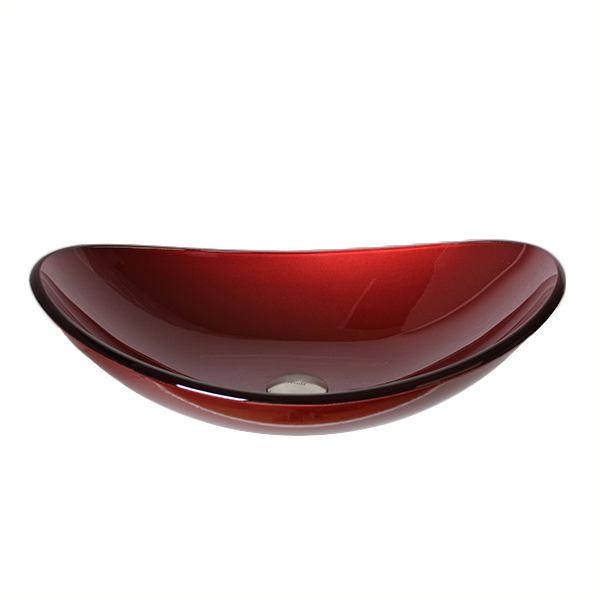 Раковина стеклянная Bronze De Luxe Т12-L540-W360-H165мм 140149. Фото № 1