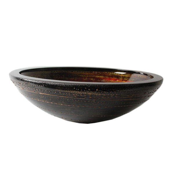 Раковина стеклянная Bronze De Luxe Т25-D410-H130мм 140137. Фото № 2
