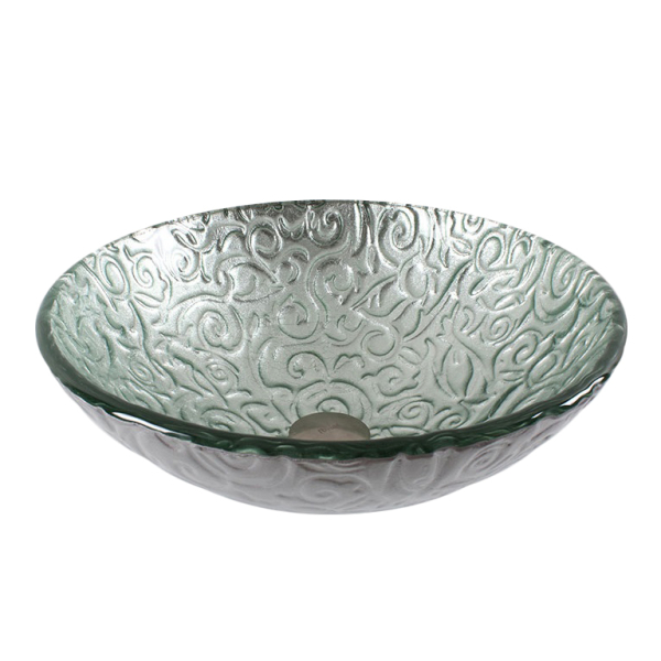 Раковина стеклянная Bronze De Luxe Т15-D420-H145мм 140160. Фото № 1