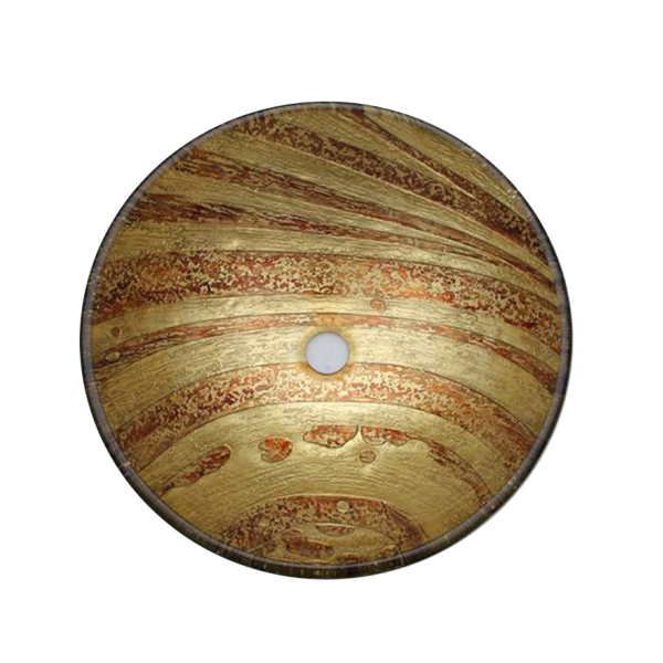 Раковина стеклянная Bronze De Luxe Т12-D420-H140мм 14060. Фото № 2