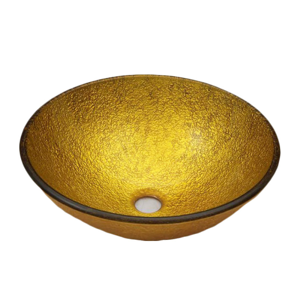 Раковина стеклянная Bronze De Luxe Т12-D420-H145мм 14115. Фото № 1