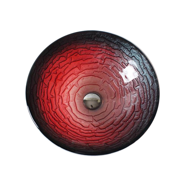 Раковина стеклянная Bronze De Luxe Т12-D420-H150мм 14119. Фото № 2