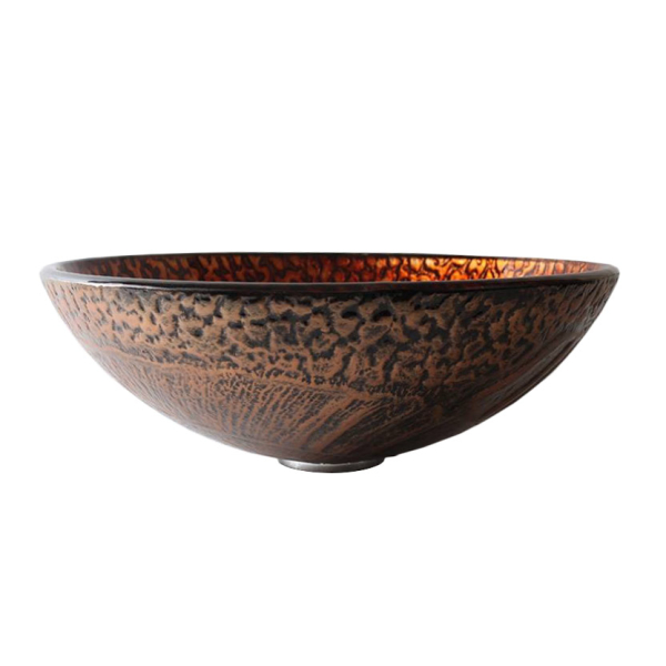 Раковина стеклянная Bronze De Luxe Т12-D420-H150мм 14153. Фото № 2