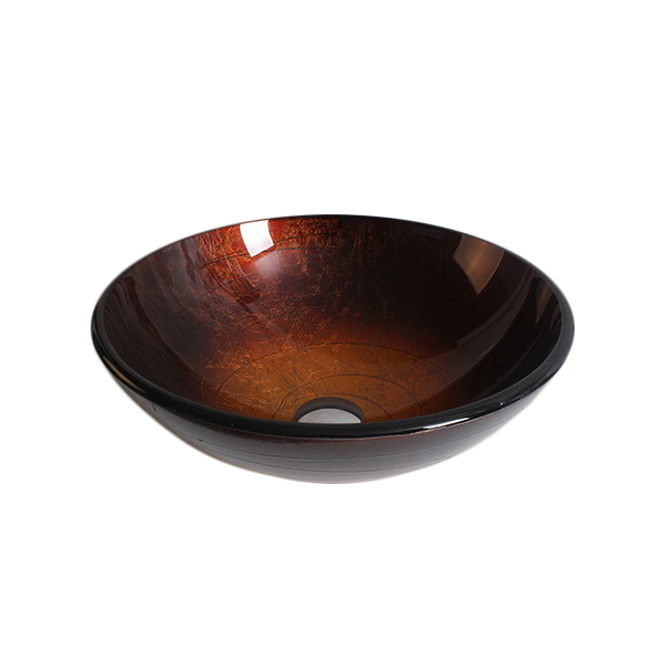 Раковина стеклянная Bronze De Luxe Т15-D420-H145мм 15020. Фото № 3