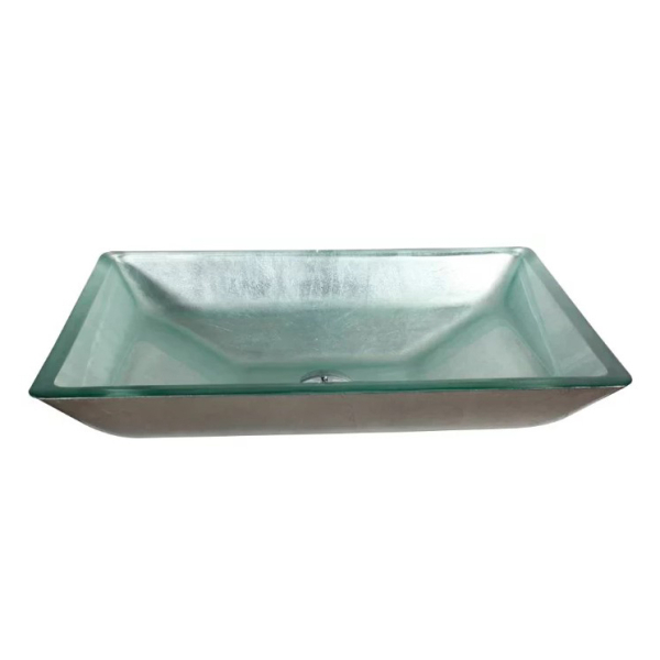 Раковина стеклянная Bronze De Luxe Т19-L600-W420-H140мм 9194. Фото № 3