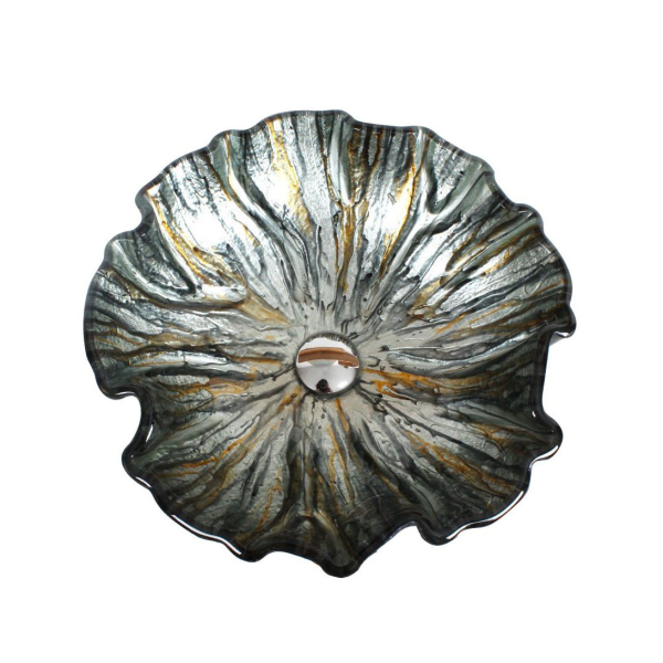 Раковина стеклянная Bronze De Luxe Т19-D425-H150мм 17144. Фото № 2