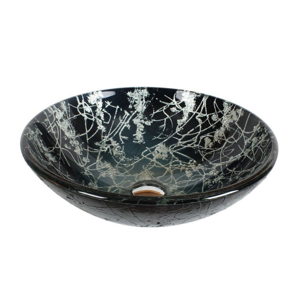 Раковина стеклянная Bronze De Luxe Т12-D420-H145мм 17145. Фото № 1