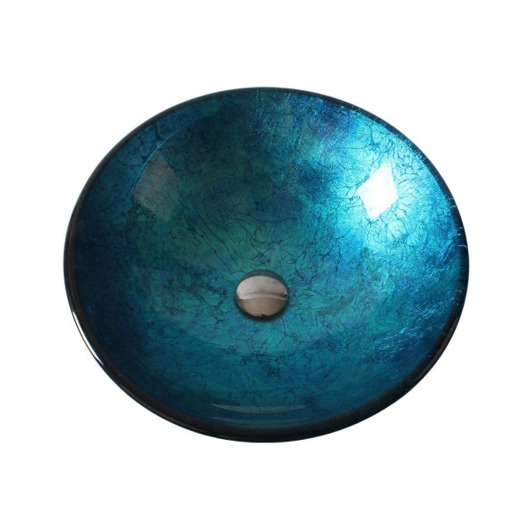 Раковина стеклянная Bronze De Luxe Т12-D420-H145мм 17149. Фото № 2