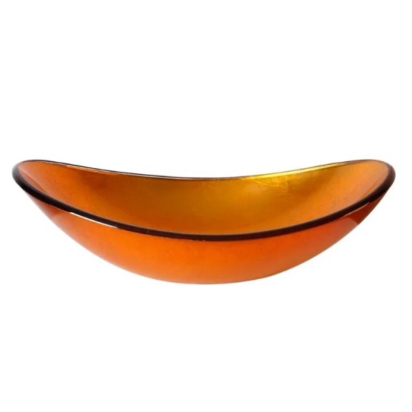 Раковина стеклянная Bronze De Luxe Т12-L540-W360-H165мм 1720. Фото № 3
