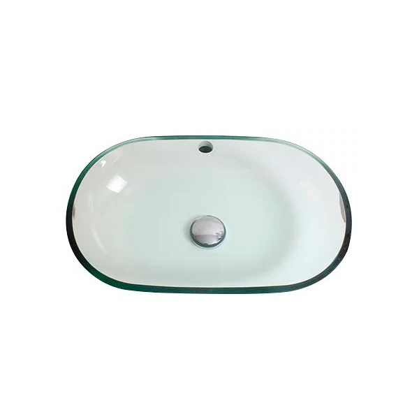 Раковина стеклянная Bronze De Luxe Т12-L545-W345-H110мм 9187. Фото № 1