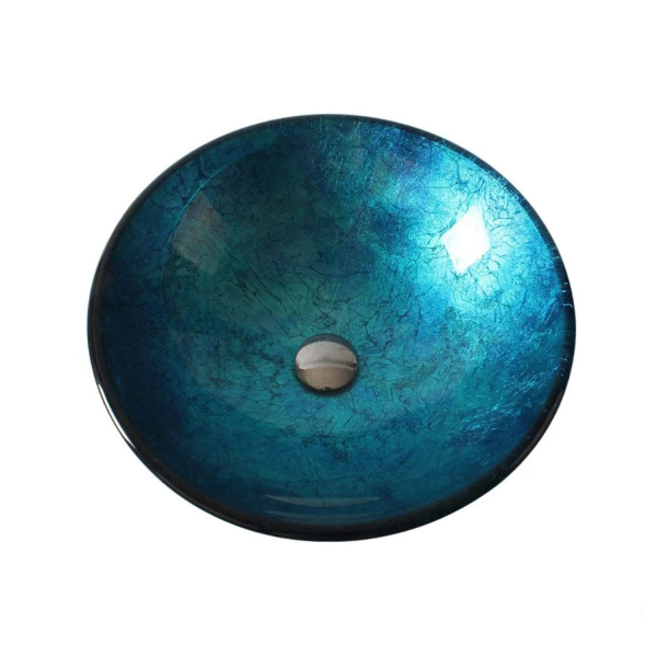 Раковина стеклянная Bronze De Luxe Т12-D420-H145мм 17142. Фото № 2