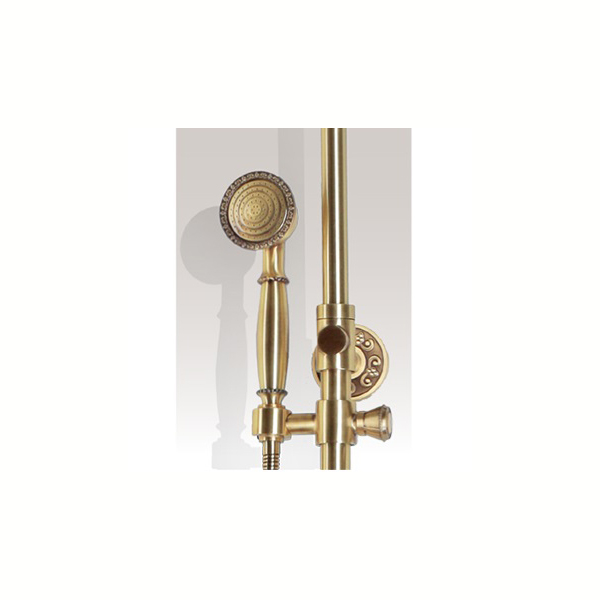 Комплект двухручковый для душа Bronze De Luxe ROYAL (излив 10см) 10121F. Фото № 3