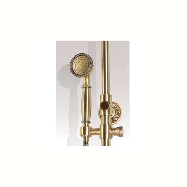 Комплект для душевой Bronze De Luxe ROYAL душ Двойной цветок (без излива) 10118DF. Фото № 4