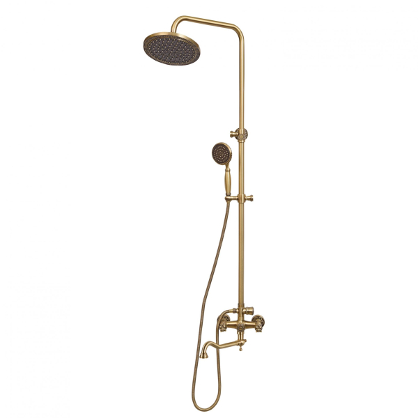 Комплект для ванны и душа Bronze De Luxe FLORENCE (излив 25см) 10131D. Фото № 1
