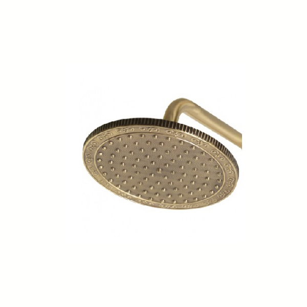 Комплект для душа встраиваемый с изливом Bronze De Luxe WINDSOR душ Круг 10137/1R. Фото № 6