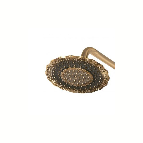 Комплект для душа встраиваемый с изливом Bronze De Luxe WINDSOR душ Двойной цветок 10137DF. Фото № 5