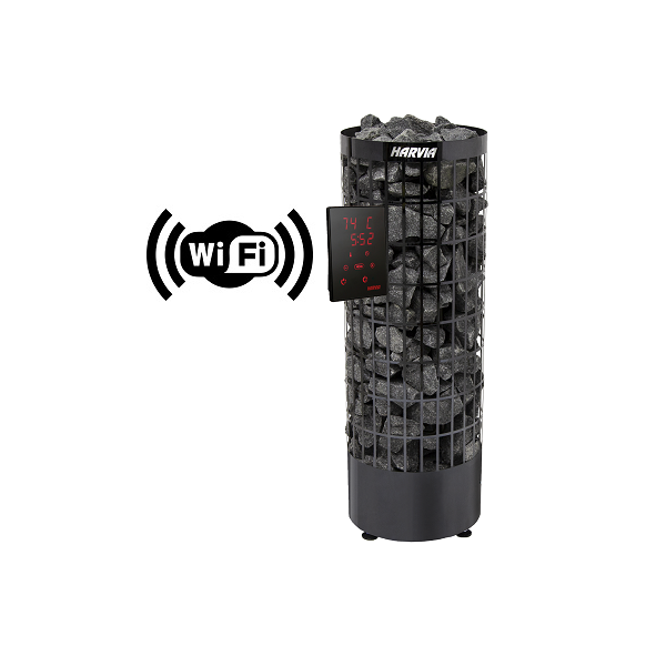 Электрическая печь Harvia Cilindro PC70XE Black Steel + Пульт CX001WiFi. Фото № 1