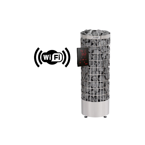 Электрическая печь Harvia Cilindro PC70XE Steel + Пульт CX001WiFi. Фото № 1