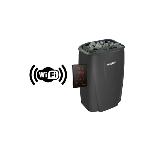 Электрическая печь Harvia Moderna HVE454XEM Black, с WiFi. Фото № 1