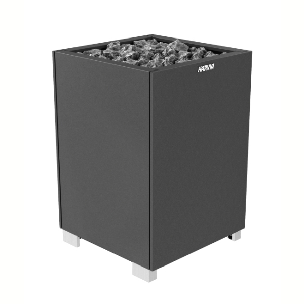 Печь Harvia Modulo MD180 Black (Закрытые боковые части). Фото № 1