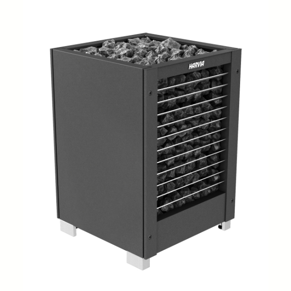 Печь Harvia Modulo MD180H Black (Одна сторона открыта). Фото № 1