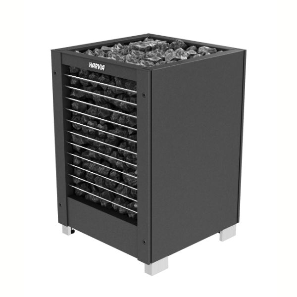 Печь Harvia Modulo MD180H Black (Одна сторона открыта). Фото № 4