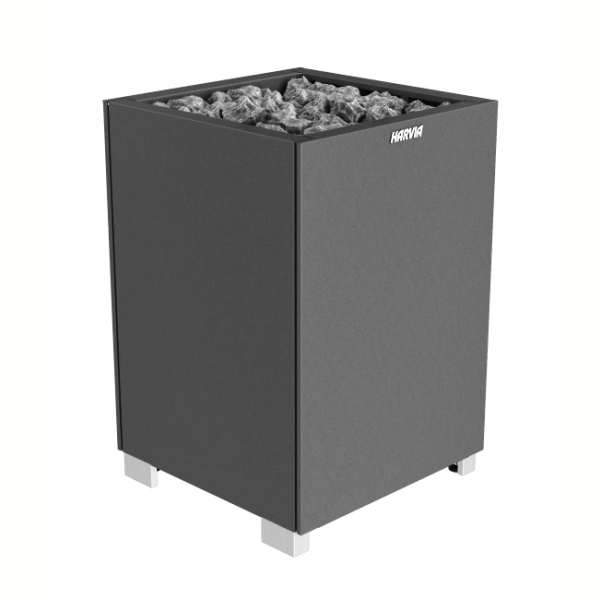 Печь Harvia Modulo MD180H Black (Одна сторона открыта). Фото № 3