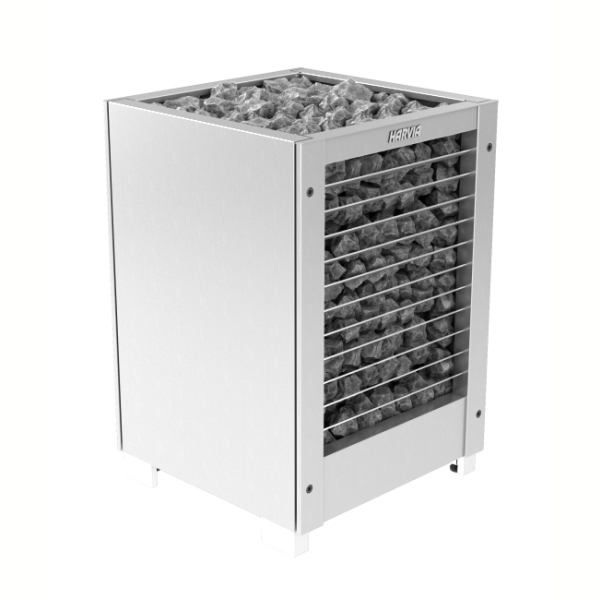 Печь Harvia Modulo MDS180H Steel (Одна сторона открыта). Фото № 1
