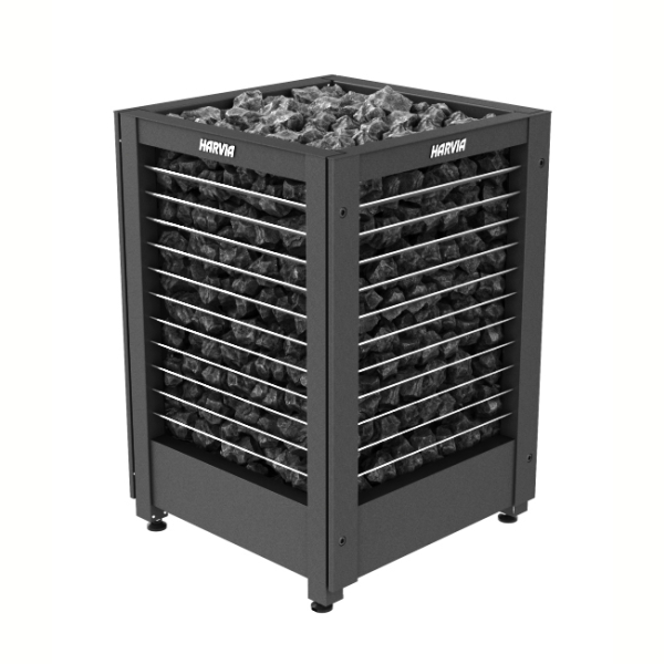 Печь Harvia Modulo MD160G Black (Открытые боковые части). Фото № 1