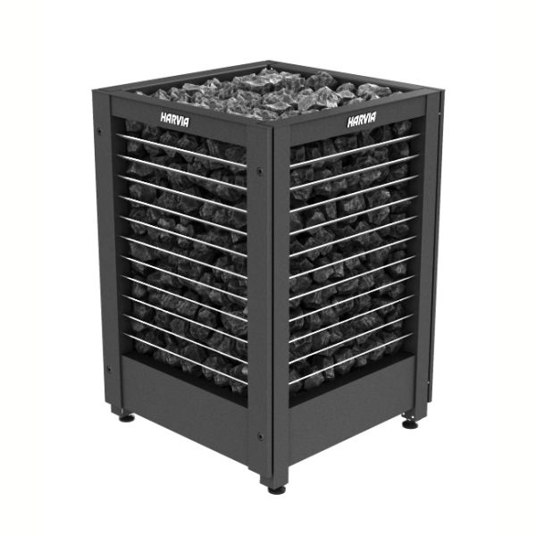 Печь Harvia Modulo MD160G Black (Открытые боковые части). Фото № 4