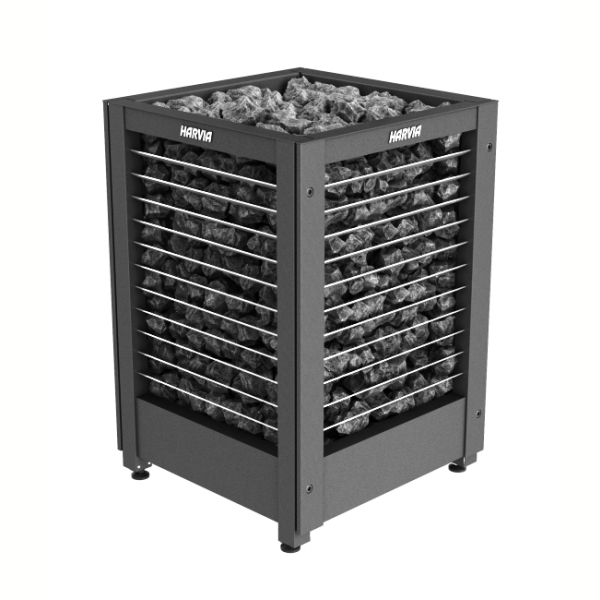 Печь Harvia Modulo MD160G Black (Открытые боковые части). Фото № 3