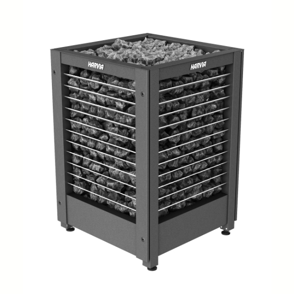 Печь Harvia Modulo MD160G Black (Открытые боковые части). Фото № 2