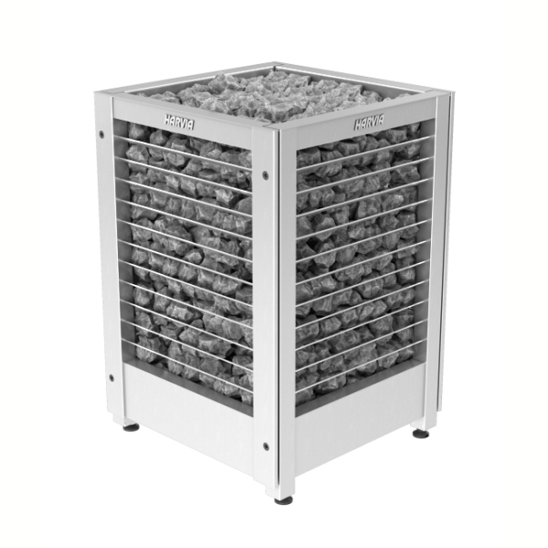 Печь Harvia Modulo MDS135G Steel (Открытые боковые части). Фото № 7
