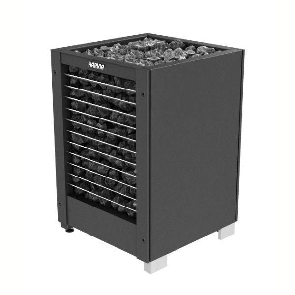 Печь Harvia Modulo MD135GR Black (Для угловой установки, справа). Фото № 6