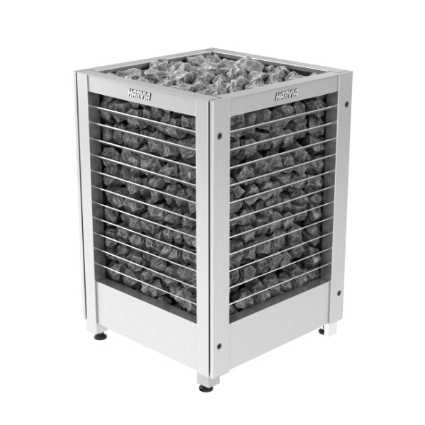 Печь Harvia Modulo MDS135GR Steel (Для угловой установки, справа). Фото № 1